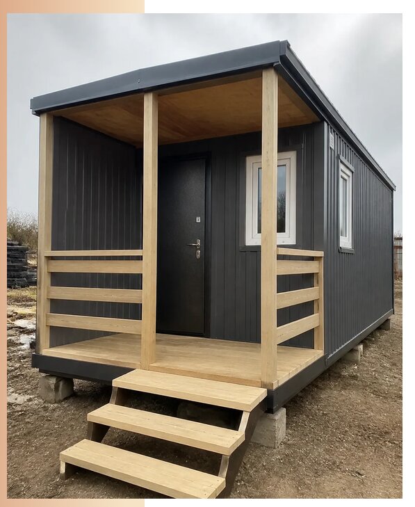 Продажа, изготовление и аренда бытовок с крыльцом в Нефтеюганске